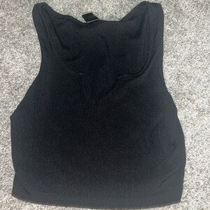 Black tank top